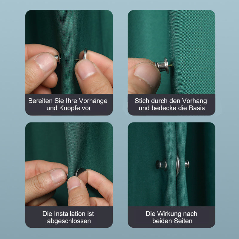 Lisslune | Metal buckles for curtains (3 pieces)