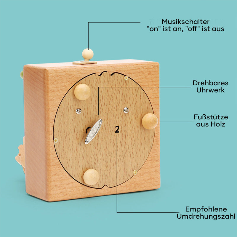 Lisslune | Christmas music box made of wood