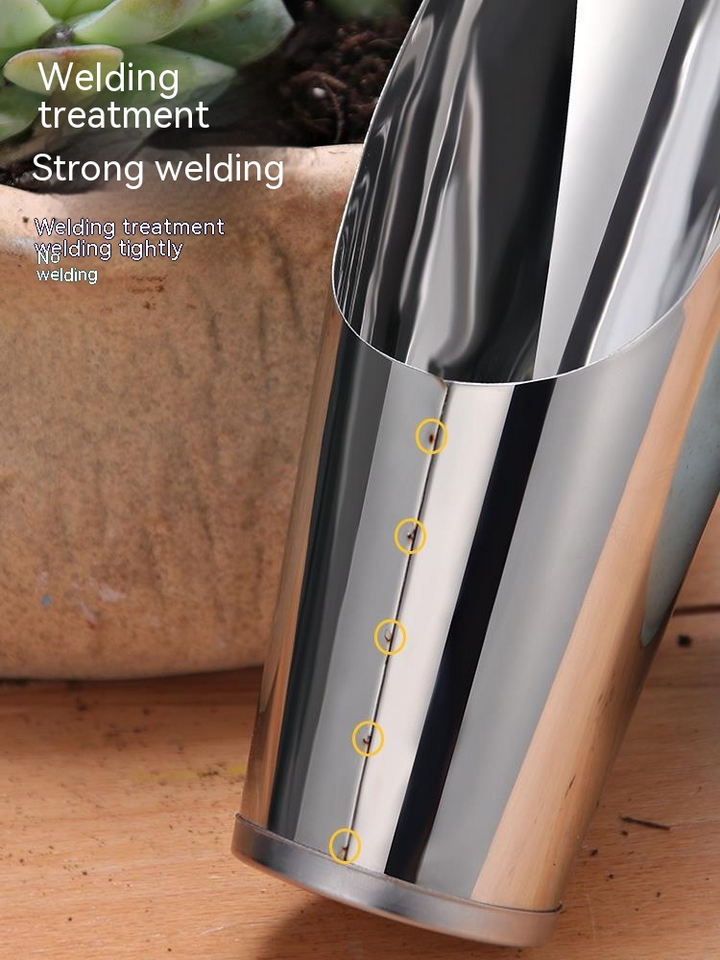 Lisslune | Stainless Steel Scoop for Potting Soil – Robust Planting Scoop for Garden and Balcony