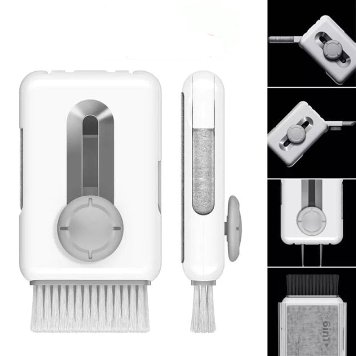 Lisslune | 6in1 Ultimate Retractable Earphone Keyboard Cleaning Brush