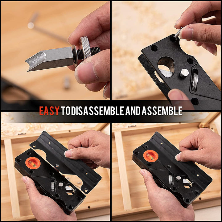 Lisslune | Chamfer Plane - Woodworking Edge Corner Flattening Tool