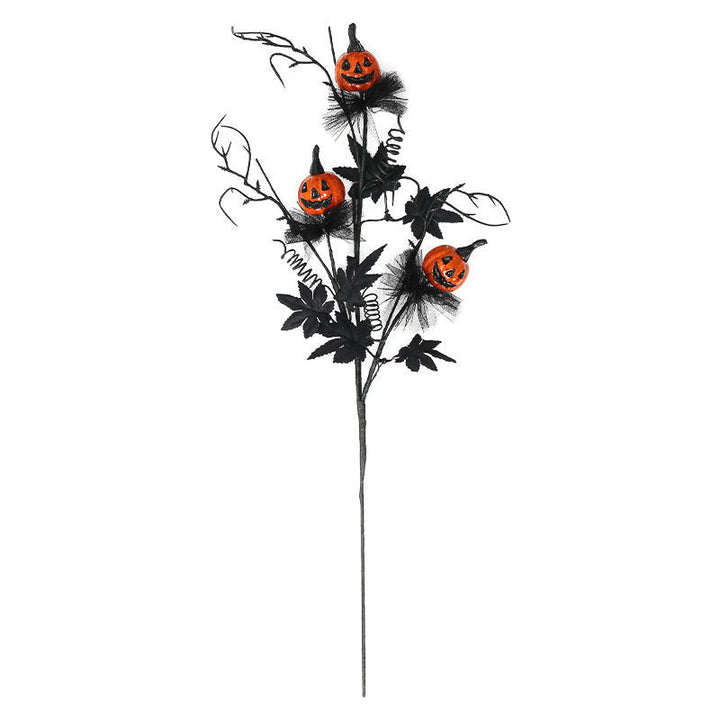 Lisslune | Halloween Decoration – Black Pumpkin Branch Ornament
