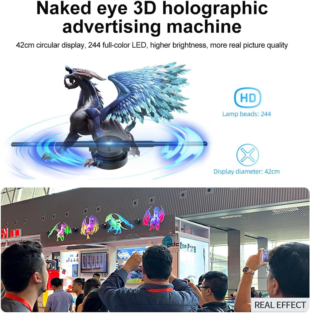Lisslune | 3D Hologram LED Fan Projector