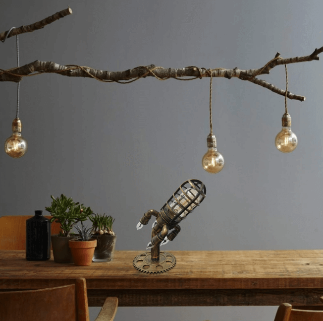 Lisslune | VINTAGE STEAMPUNK ROCKLAMP