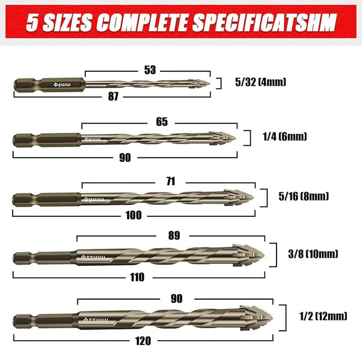 Lisslune | New Four-Blade Saw Cutter Eccentric Drill
