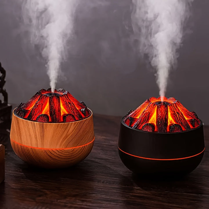 Lisslune | Fire Diffuser - Mini simulated charcoal fire air humidifier with realistic flame effect