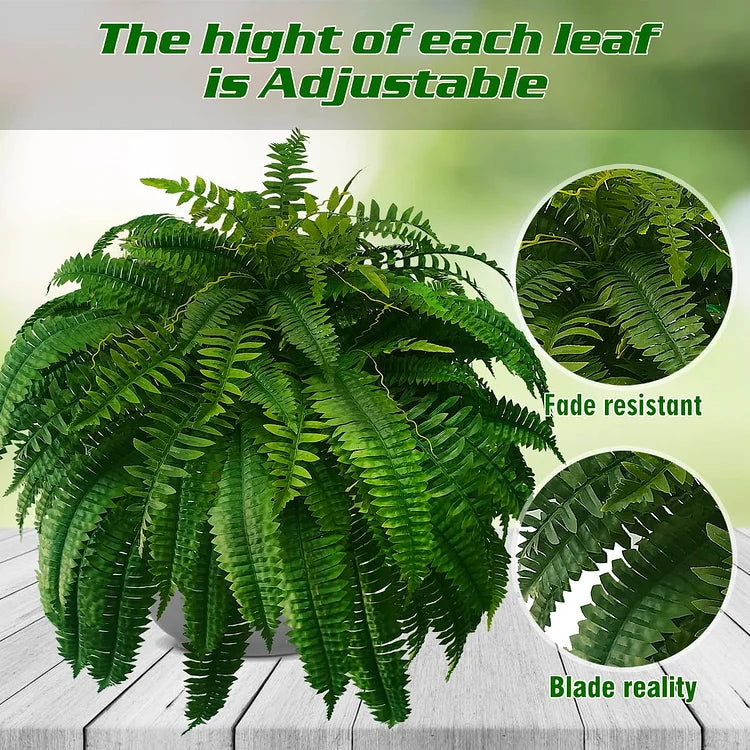 Lisslune | UV-resistant, lifelike artificial Boston fern