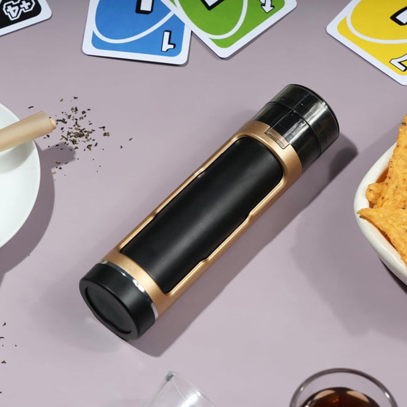Lisslune | Portable manual plastic cigarette shredder with double pipe