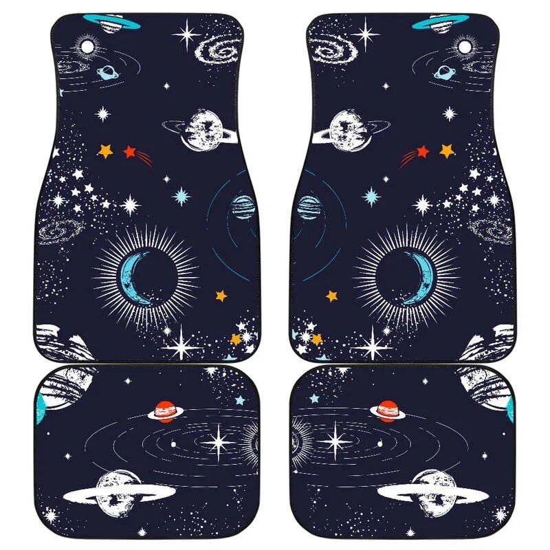 Lisslune | Galactic Outer Space Car Mats
