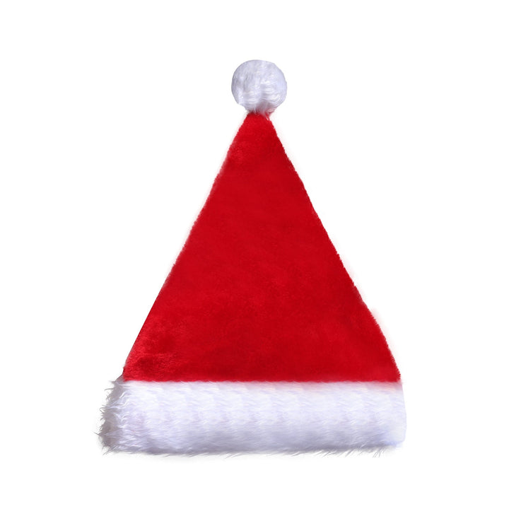 Lisslune | Illuminated Christmas Hat with LED Lights – Soft Plush Santa Hat with Color Lights