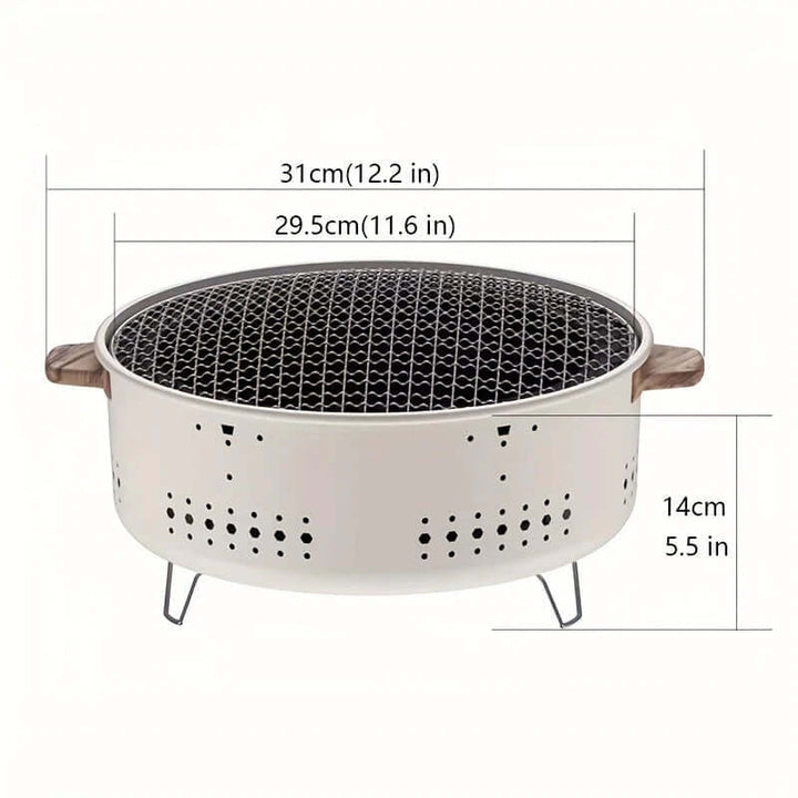 Lisslune | GrillMate Compact Smokeless Electric Grill – For Indoor and Outdoor Kitchen