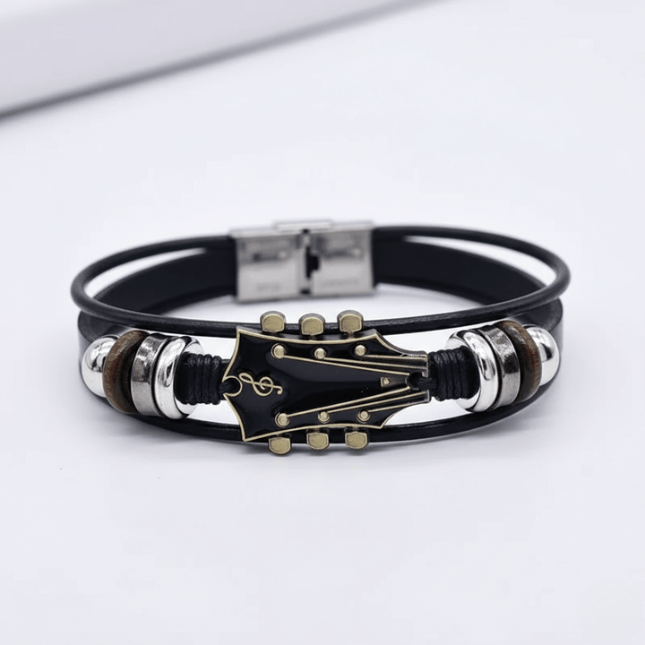 Lisslune | Music-inspired leather bracelet