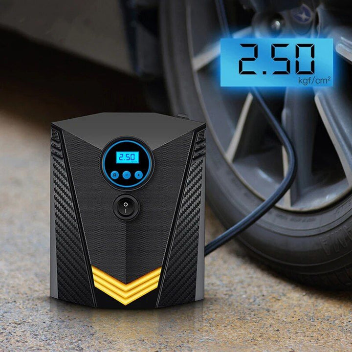 Lisslune | Digital tire inflator with LED lighting and automatic air compressor
