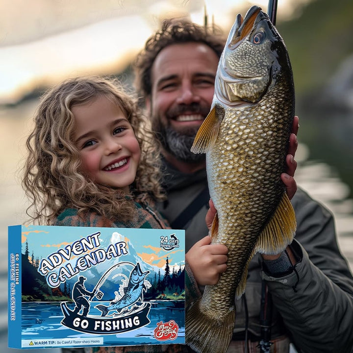 Lisslune | 24 Days Christmas Countdown Fish Tackle Set