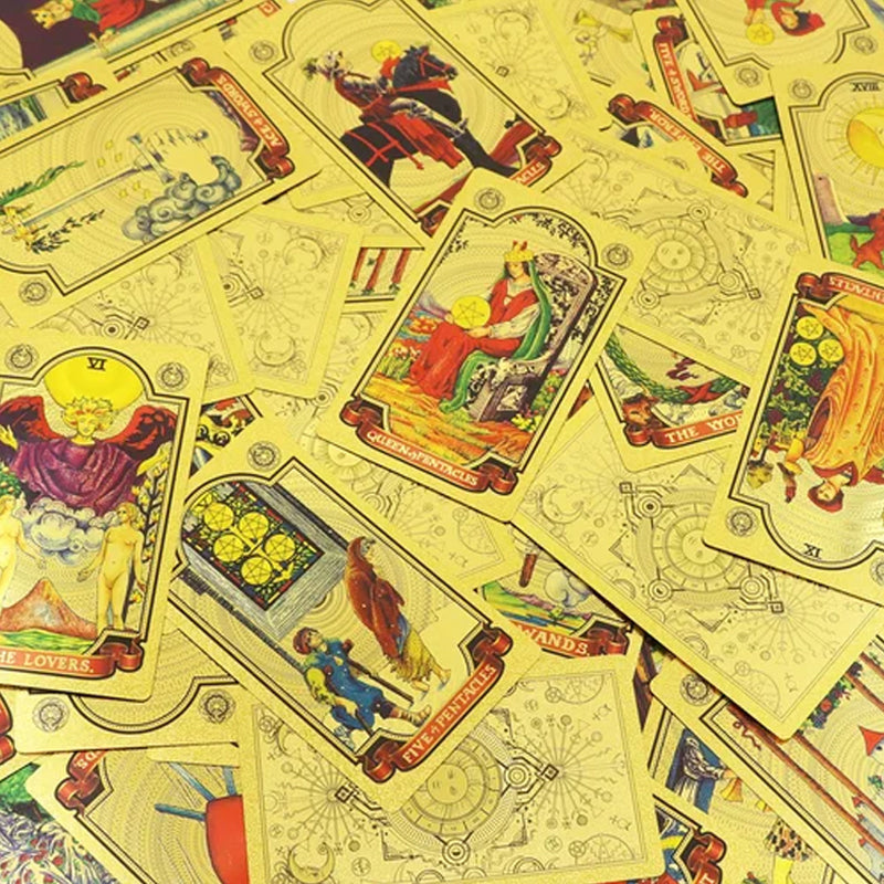 Lisslune | Explore the Mystical World of Tarot Gold Foil Tarot