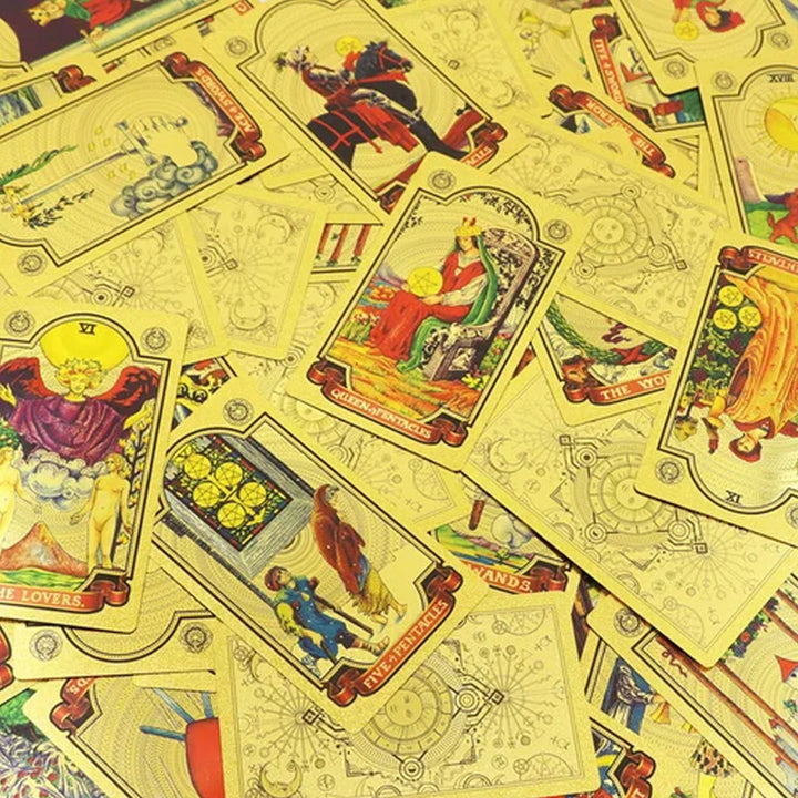 Lisslune | Explore the Mystical World of Tarot Gold Foil Tarot
