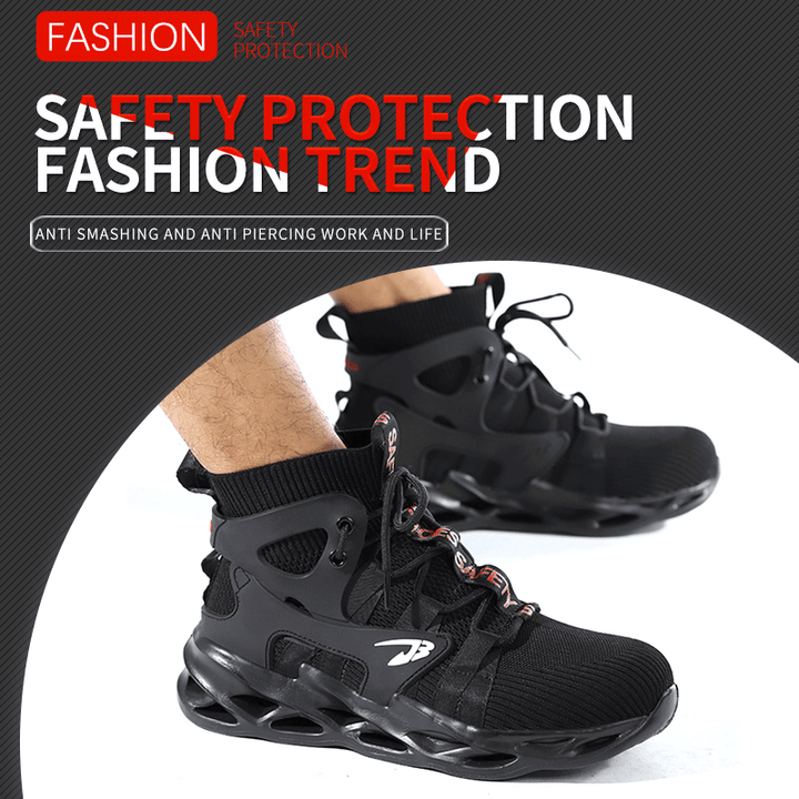 Lisslune | Lightweight, breathable work shoes with steel toe