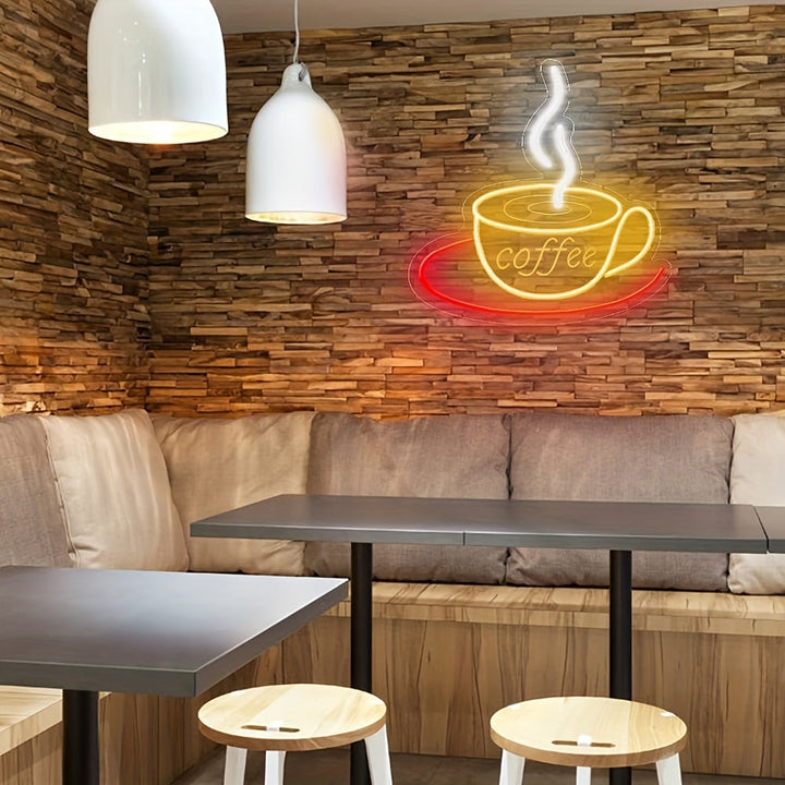 Lisslune | LED Neon Coffee Mug Wall Light
