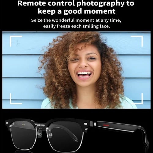 Lisslune | Super Black TechnologySmart Wireless Headphone Sunglasses