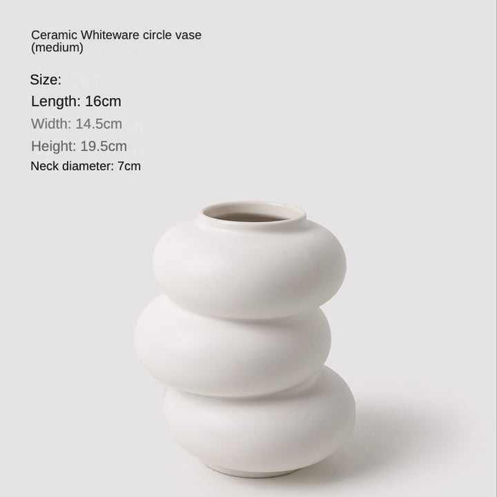 Lisslune | Pure White Special Shape Vase