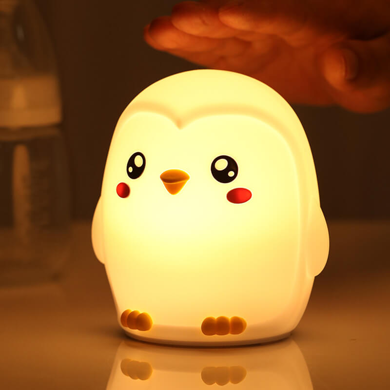 Lisslune | Colorful Penguins Tap Tap LED Nightstand Lamp