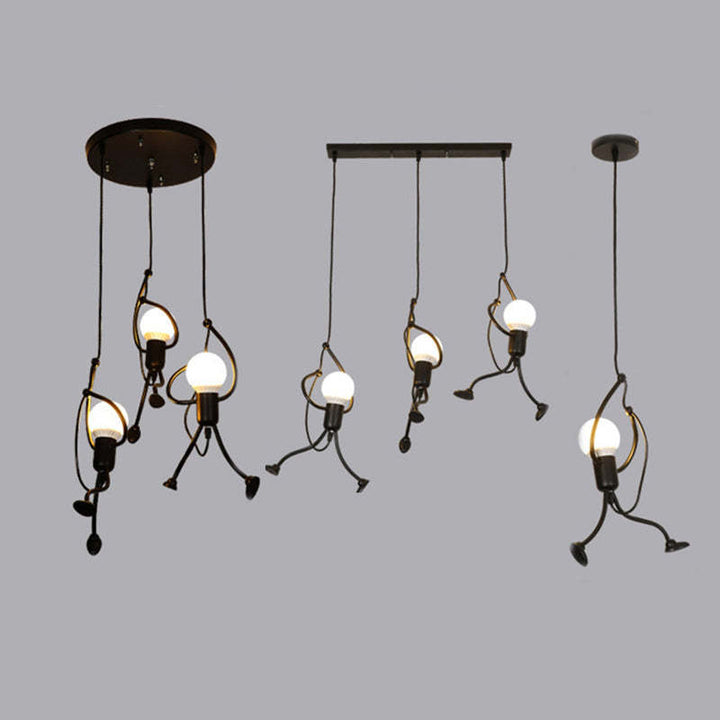 Lisslune | Retro Iron Man Pendant Light