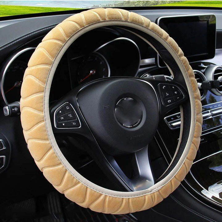 Lisslune | Soft Winter Warm Plush Steering Wheel Cover