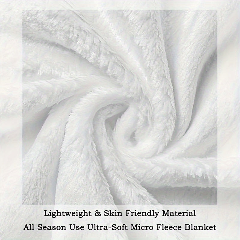 Lisslune | Soft fleece blanket with Eeyore design - Available in multiple sizes for all seasons