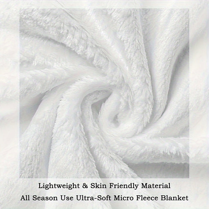 Lisslune | Soft fleece blanket with Eeyore design - Available in multiple sizes for all seasons