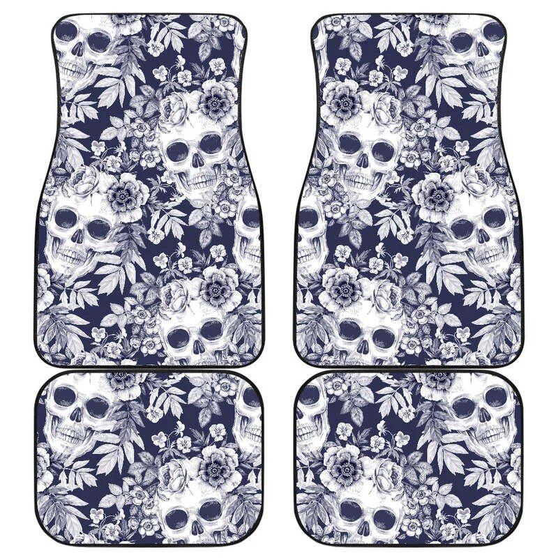 Lisslune | Chic Skull Floral Picture Mats