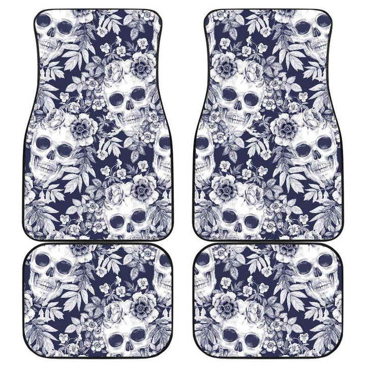 Lisslune | Chic Skull Floral Picture Mats