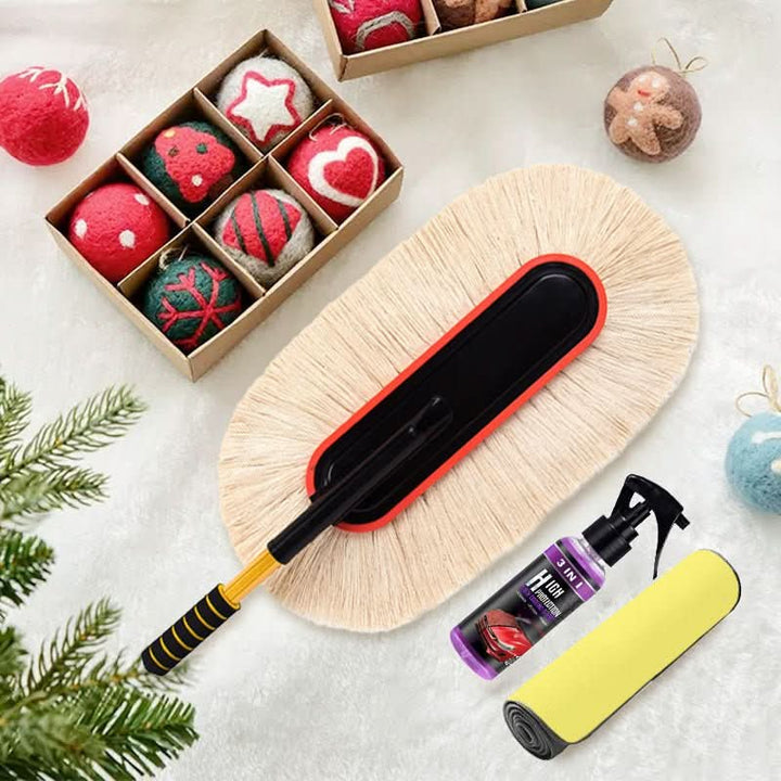 Lisslune | Lacquer-friendly car dust sweeper with telescopic handle