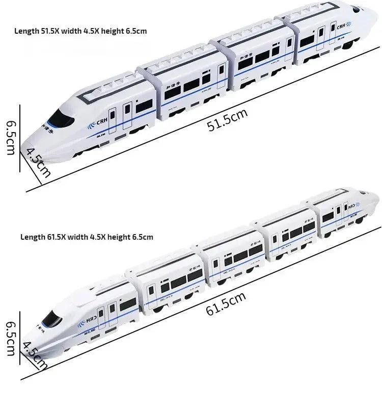 Lisslune | Electric Harmony Express Train Set - Premium Railway Experience for Junior Engineers