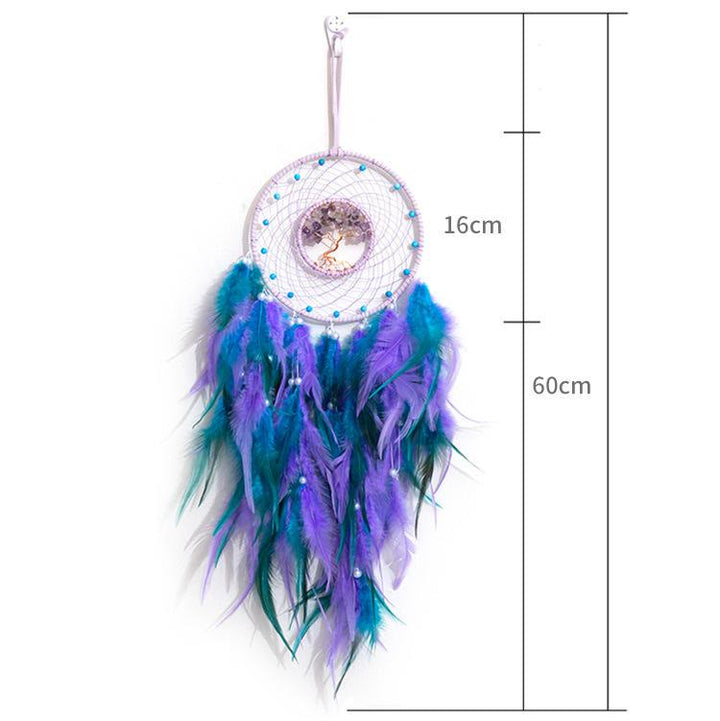 Lisslune | Frendorf Crystal Tree of Life Feather Glow Dreamcatcher