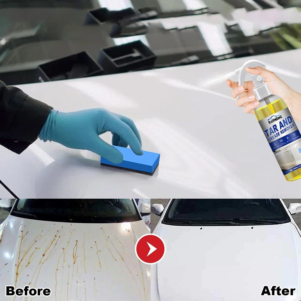 Lisslune | Car Oil, Paint, & Grease Remover Spray - 100ml Solvent-Based Formula