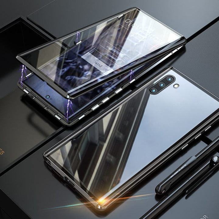 Lisslune | Magnetic tempered glass double-sided phone case for Samsung