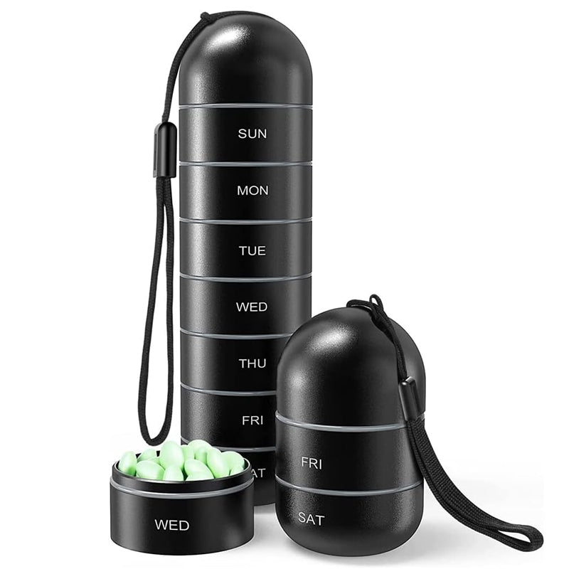 Lisslune | 7-Day Portable Pill Organizer for Travel