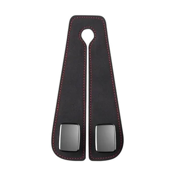 Lisslune | Car Seat Back Double Hook with Phone Holder – PU Leather Organizer