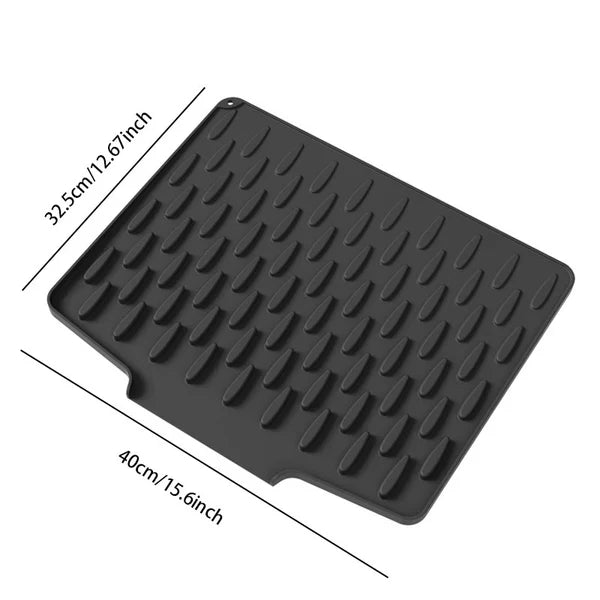 Lisslune | Angled Silicone Drip Mat - Heat Resistant and Non-Slip