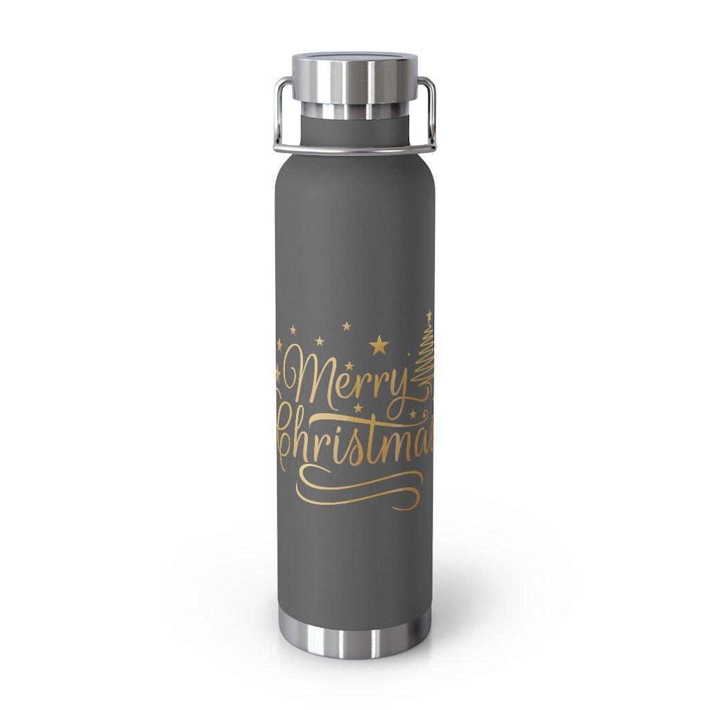 Lisslune | Vacation Joy Vacuum Insulated Stainless Steel Water Bottle - 22 Oz with Wide Neck