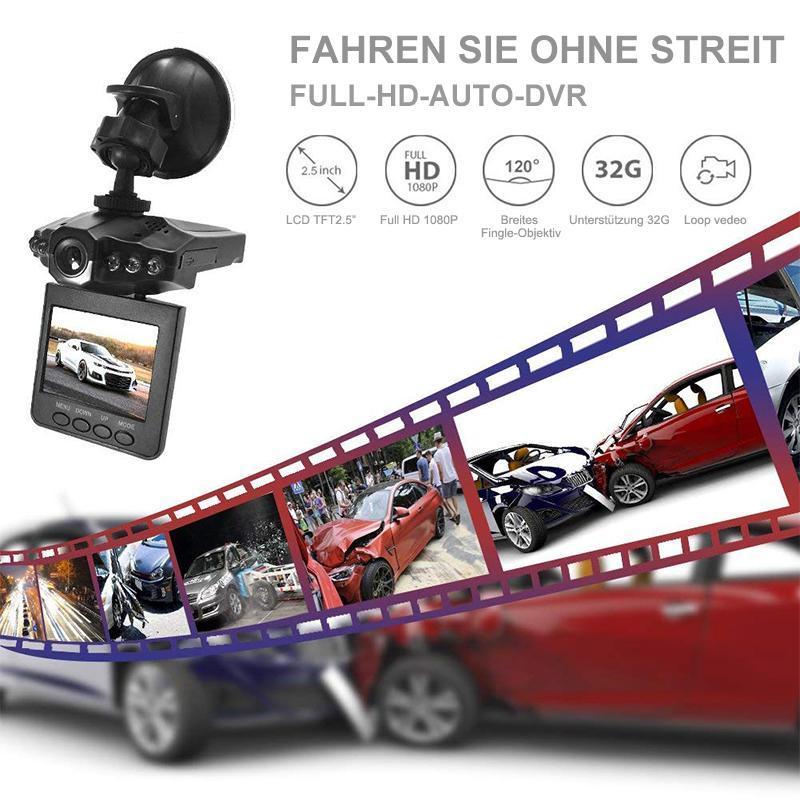 Lisslune | Car DVR, Dashboard Camera, Car Recorder / Traffic Dashboard Camcorder Loop Recording No Card