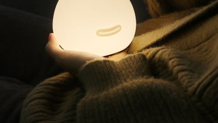 Lisslune | Rechargeable Snail Bedroom Night Light with Touch Control, Automatic Shut Off, Low Energy Consumption and Adjustable Brightness, for Office, Bedroom, Bathroom and More