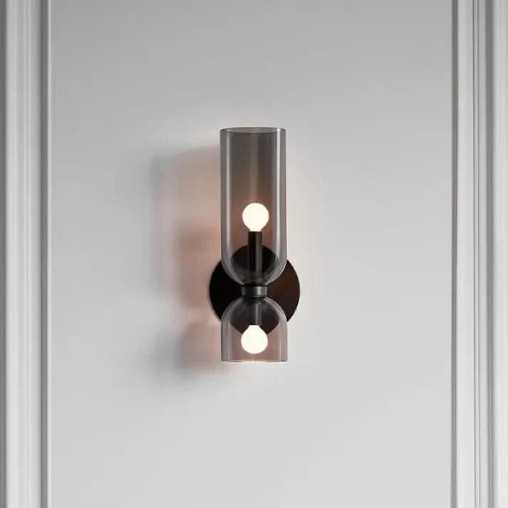 Lisslune | Modern Double Glass Wall Light Fixture