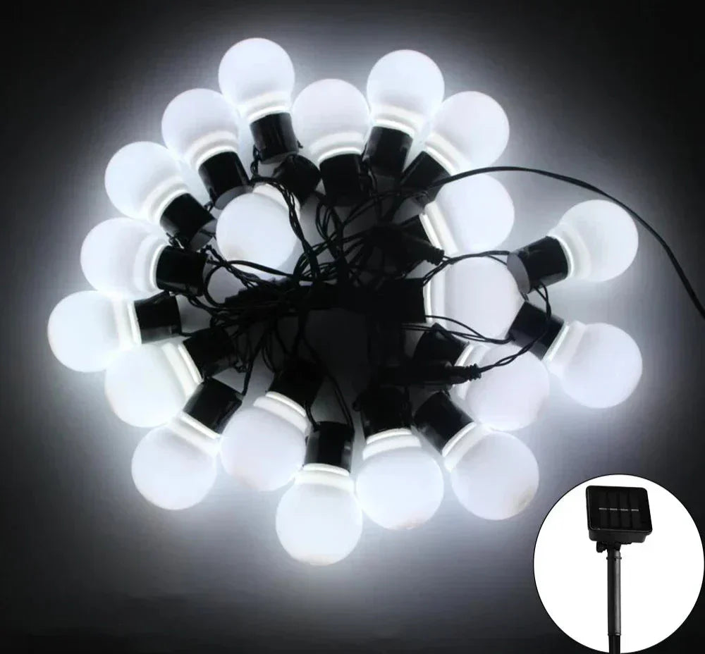 Lisslune | LED Solar String Lights for Outdoor – Eco-Friendly Garden and Terrace Lighting