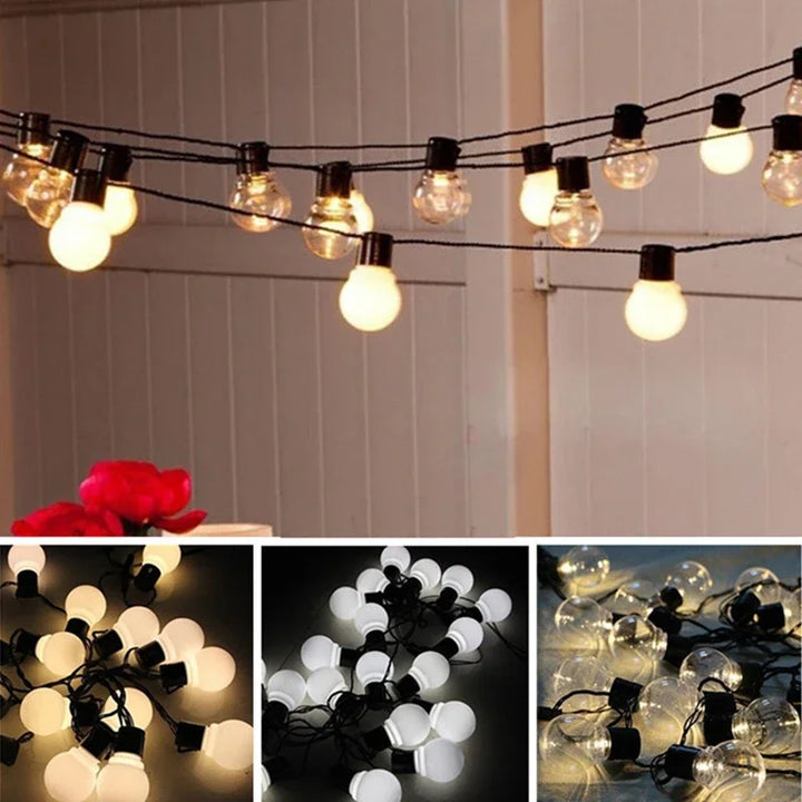 Lisslune | LED Solar String Lights for Outdoor – Eco-Friendly Garden and Terrace Lighting