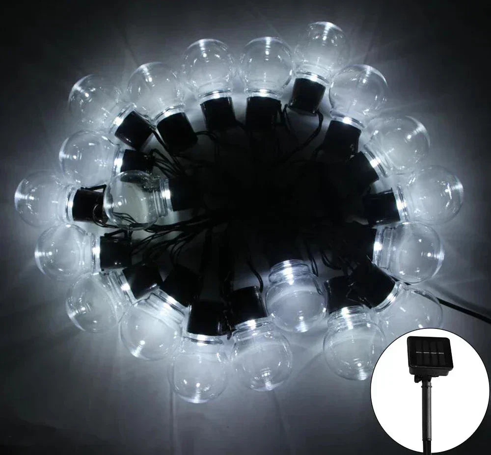 Lisslune | LED Solar String Lights for Outdoor – Eco-Friendly Garden and Terrace Lighting