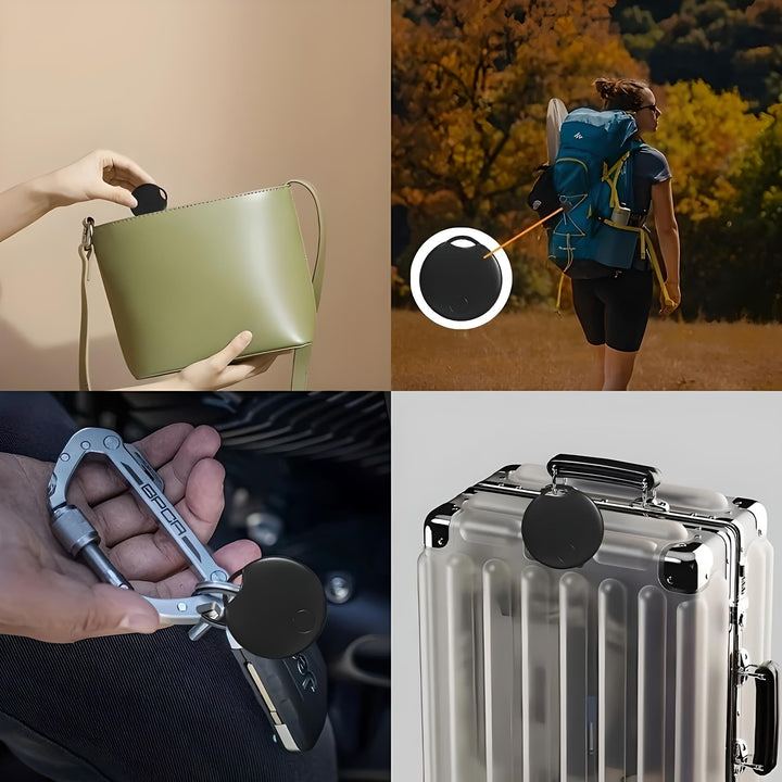Lisslune | Universal Luggage Tracker | Compact, Bluetooth-Compatible & Ideal for Travel Security