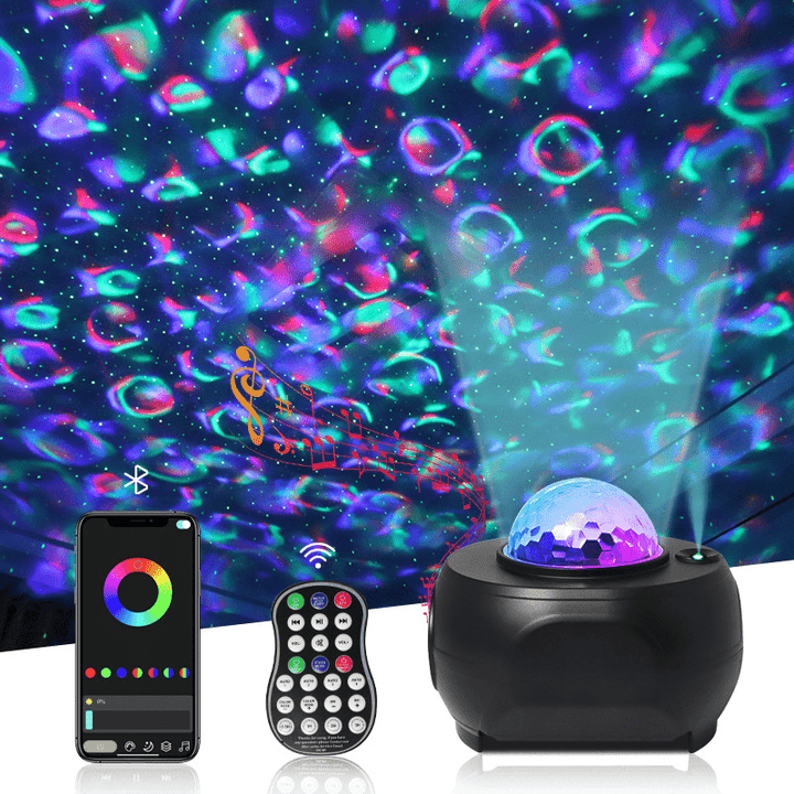 Lisslune | StellarBeam - 5-in-1 Galaxy Projector with Bluetooth Speaker