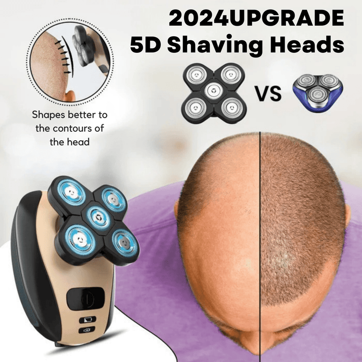Lisslune | GLIDESONIC – 5-in-1 Grooming Razor for Smooth, Irritation-Free Shaving