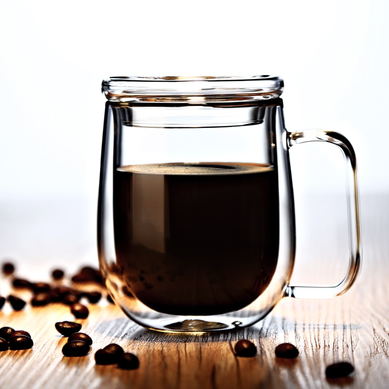 Lisslune | Handmade Double Thermal Insulated Glass Mug